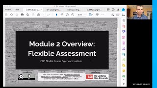 Module 2.0 Overview: Synchronous Session