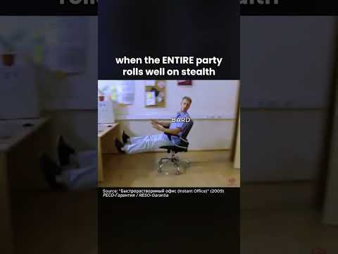 D&D party rolls well on stealth #dnd #dndmemes #dungeonsanddragons #dnd5e #DNDtiktok #TTRPG