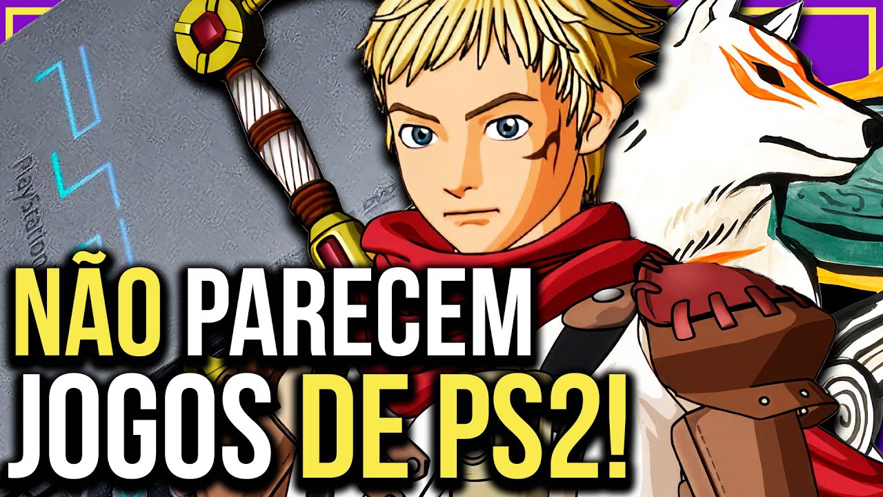 10 JOGOS de PS2 IMPRESSIONANTES até HOJE.