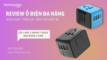Review Ổ cắm điện Tamayoko sạc nhanh 15W Type C + USB cắm tải 1500W cho điện thoại/máy tính
