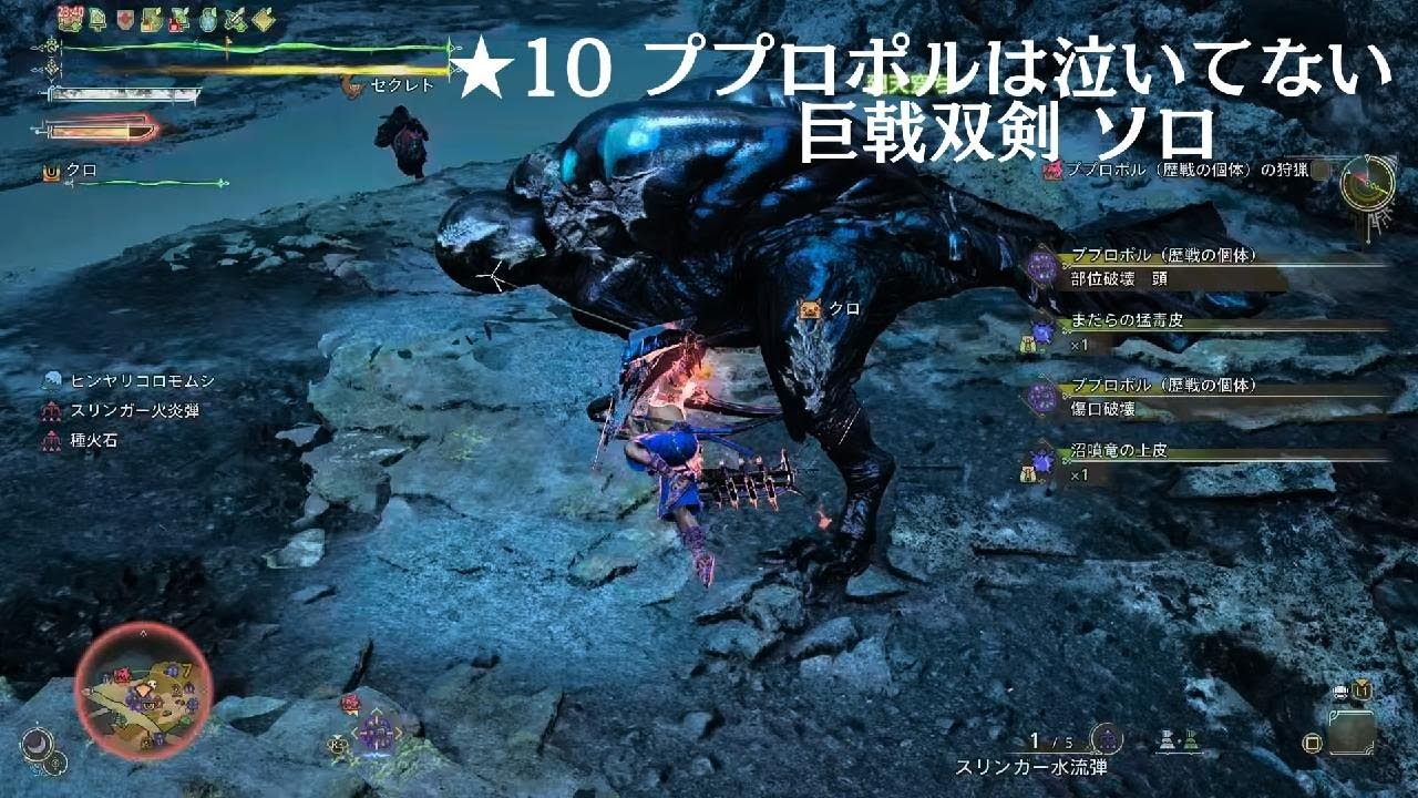 Monster Hunter Wilds_★10ププロポルは泣いてない_巨戟双剣_ソロ_20260228