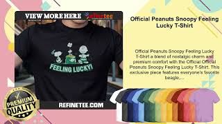 Official Peanuts Snoopy Feeling Lucky T-Shirt