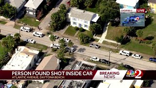 Person found shot inside vehicle in Daytona Beach, officials say