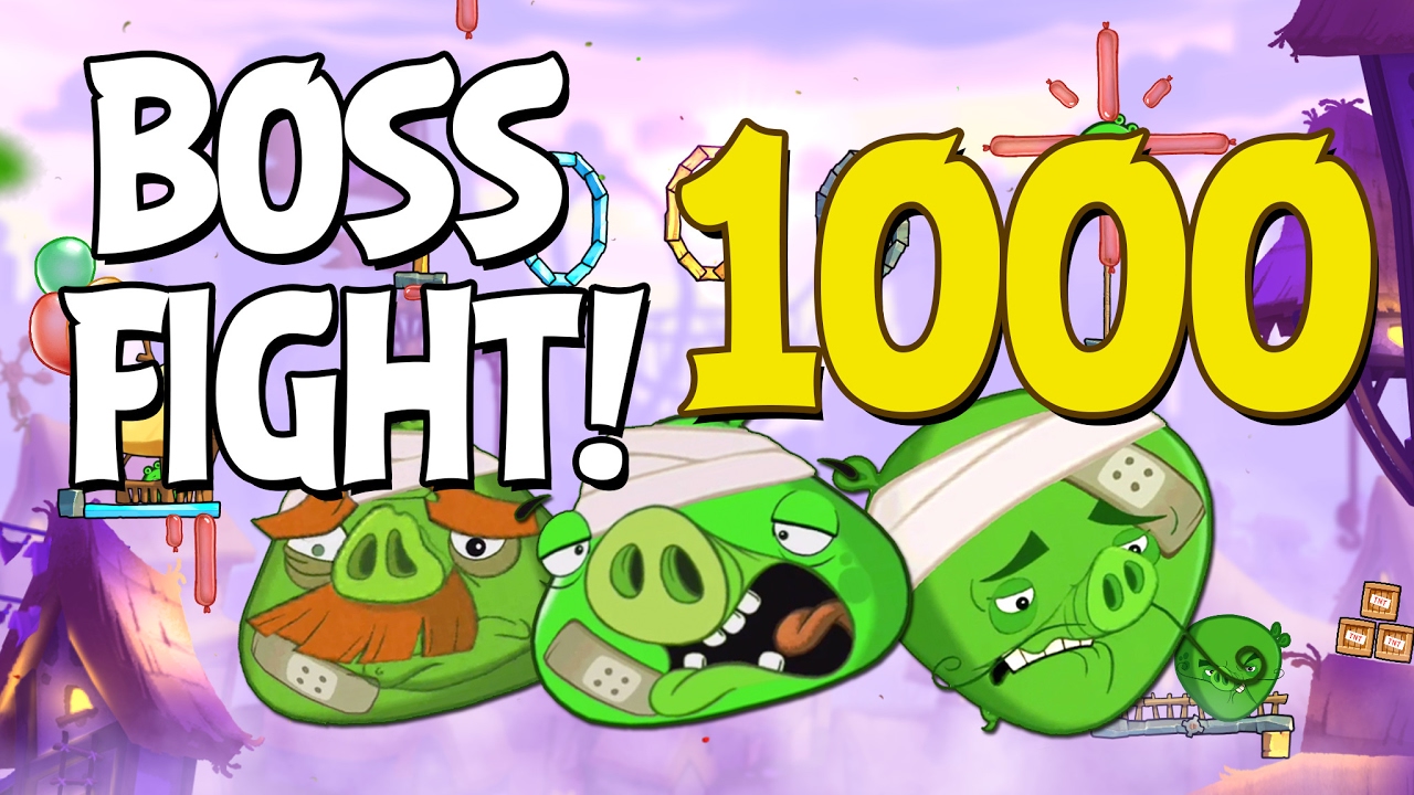 Angry Birds 2 Boss Fight 141! Chef, Foreman & King Pig Level 1000  Walkthrough - Ios, Android - Youtube