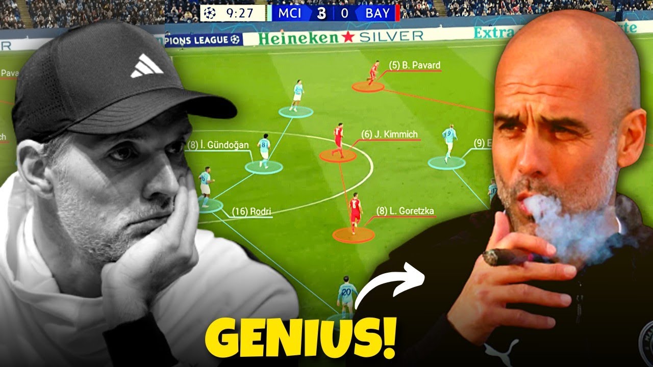 PEP GUARDIOLA: THE TACTICAL GENIUS | Champions League Quarterfinal