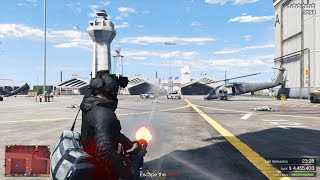 GTA 5 - Military Base Heist   Ten Star Escape