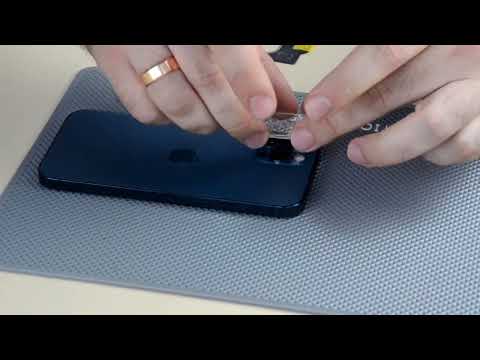 Захисне скло на камеру Full Block (тех.пак) для Samsung Galaxy S25 Edge Чорний, видео 1