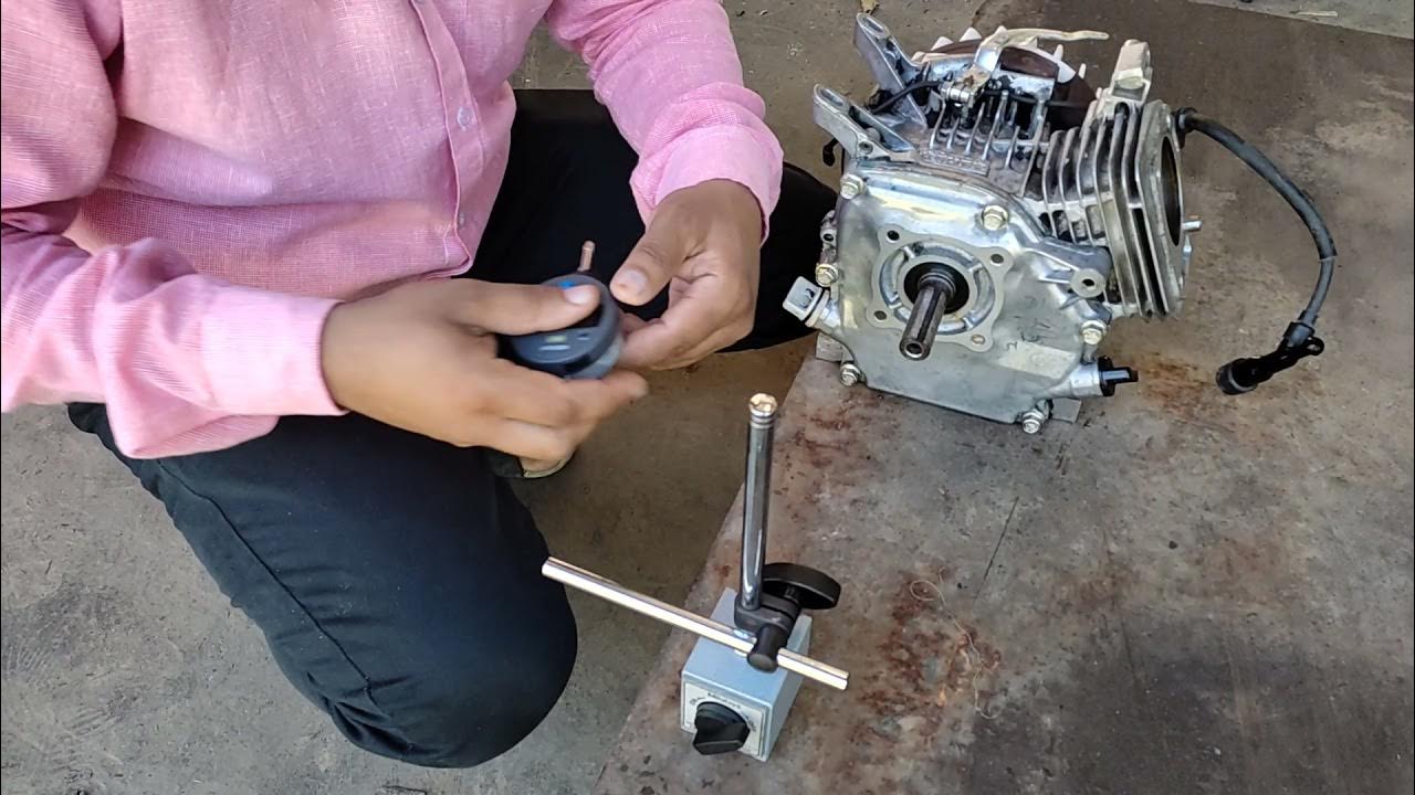 Crankshaft End Play Setting I Crankshaft Setting I Single Cylinder