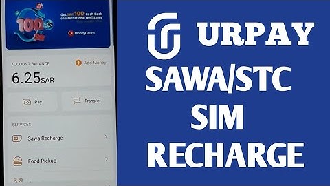 Urpay account to sawa or stc sim recharge/How to recharge stc sim from urpay account.