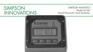 Simpson Analytics   Digital Pneumatic Sand Squeezer   42160  Green Sand Applications   HD