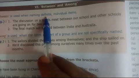 9th English | Unit 1 | preposition Book Back Exercise Grammar |