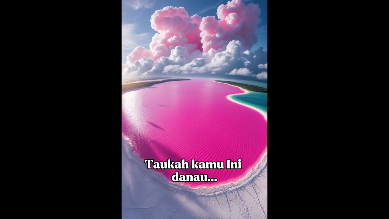 Danau Ini Berwarna Pink Asli❗❗ 
