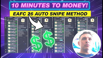 How to use Auto snipe filters on FC26 Webapp for BIG Profit #eafc26