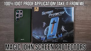 Could This Be The Perfect Screen Protector??  Magic John Screen Protector Installation