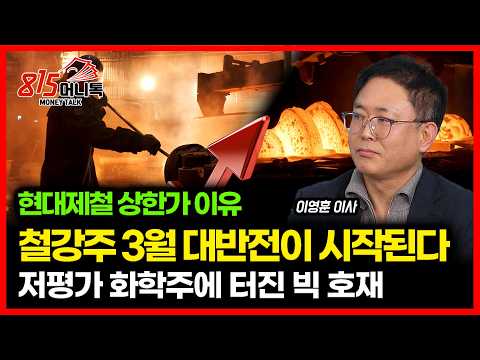 주가 폭등한 현대제철..지금 철강주를 담아야 할 이유? / 저평가 끝판왕, 화학주, 정부지원이 상승 신호탄 인가? | iM증권 서울금융센터 이영훈이사