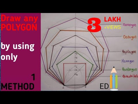 How to draw POLYGON -draw any polygon by using 1 method
