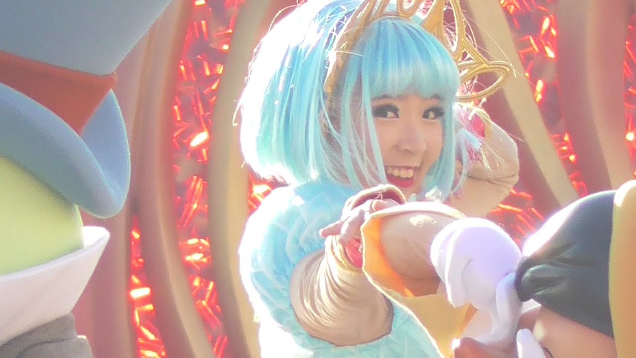 TDS クリスタル・ウィッシュ・ジャーニー 2016.12.29 【神ダさん】神回の水色髪ダンサーさん中心（女神の視線！瞬殺編？＾＾）