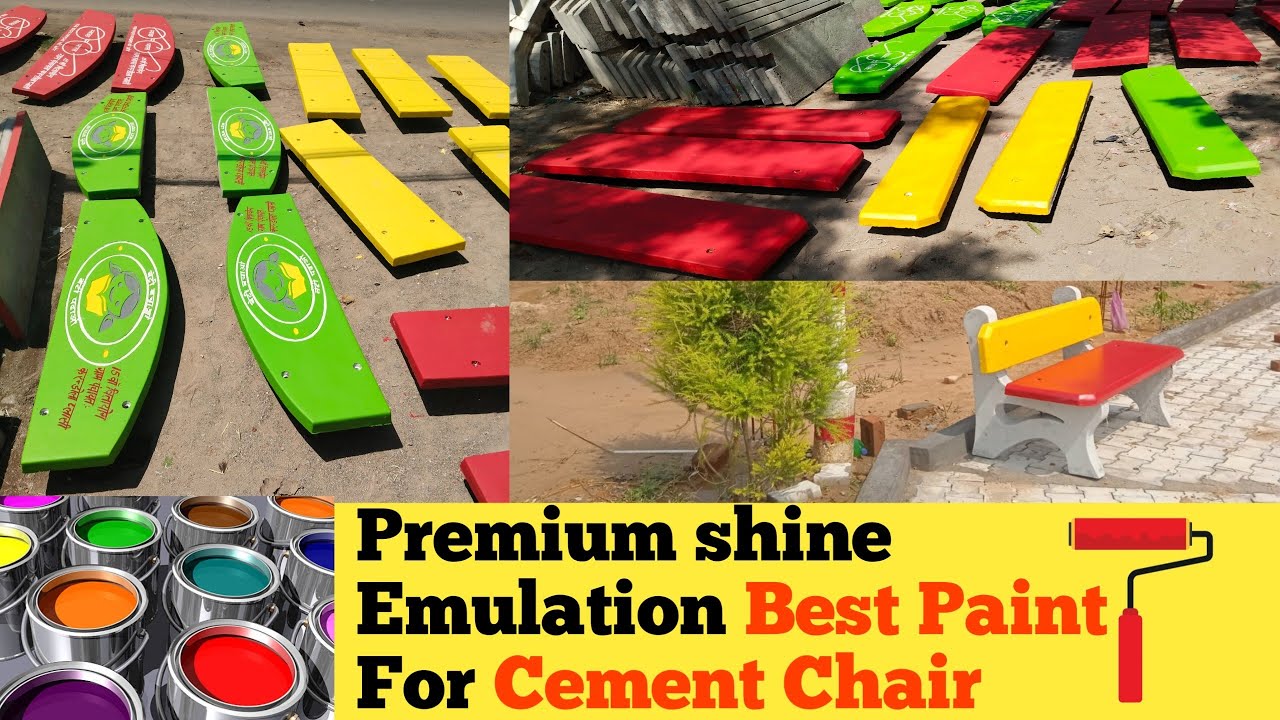 Cement Chair Paint Best Paint For Cement Bench plasticpaint YouTube