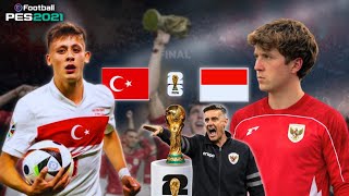 DEBUT HERDMAN‼️INDONESIA VS TURKI | JAY IDZES KAPTEN \u0026 PEMIMPIN LAPANGAN | PES 2021