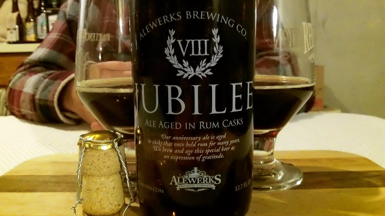 Alewerks Brewing Company Jubilee VIII (10.0 ABV) DJs BrewTube Beer