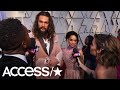 Jason Momoa Brought A Scrunchie To The Oscars Because He's Ready To Party! | Access