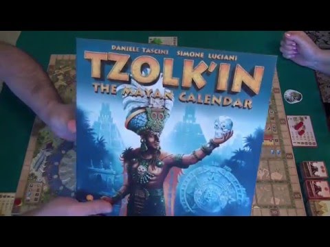 Видео: Tzolk'in: The Mayan Calendar-играем в настольную игру, board game