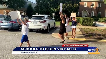 Virginia Beach School Board votes to start year with virtual learning