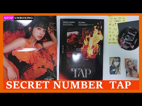 Unboxing SECRET NUMBER [TAP] 시크릿넘버 5th single album Kpop Unboxing 케이팝 언박싱 goods