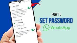 Full How To Set Password On WhatsApp | Setup WhatsApp Biometric Guide