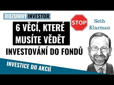 Video: Rozdíl Mezi Indexovými Fondy A Podílovými Fondy