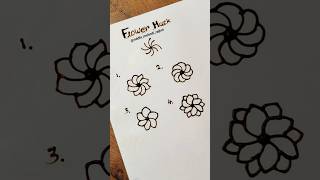 🌺Easy Flower Hack Design/#creativehenna #shorts #viralreels #viral #vlog #hennatatto #henna #art