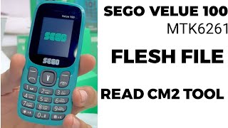 SEGO VELUE 100 MTK 6261 FLESH FILE READ CM2 TOOL / KEYPAD FLASH FILE  screenshot 1