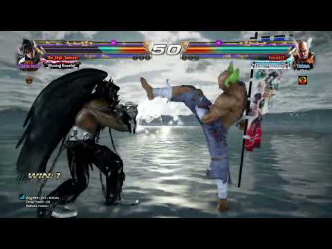 Giving tips to fellow Devil Jin Player Playing Heihachi 3 Casual Player Match Laggy PS4 v5 Tekken 7