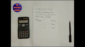 Decimal to Binary, Hex, Oct using fx-991 MS Calculator. #fx-991mscalculator