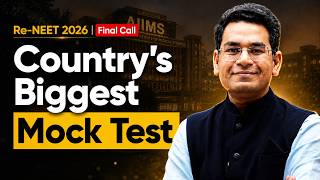 Final Call for Country's Biggest Free Re-NEET Mock Test | AYNR | MathonGo | Anup sir