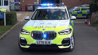 Surrey & Sussex Police, Roads Policing Unit (RPU) BMW X5 G05, responding to emergency incident.