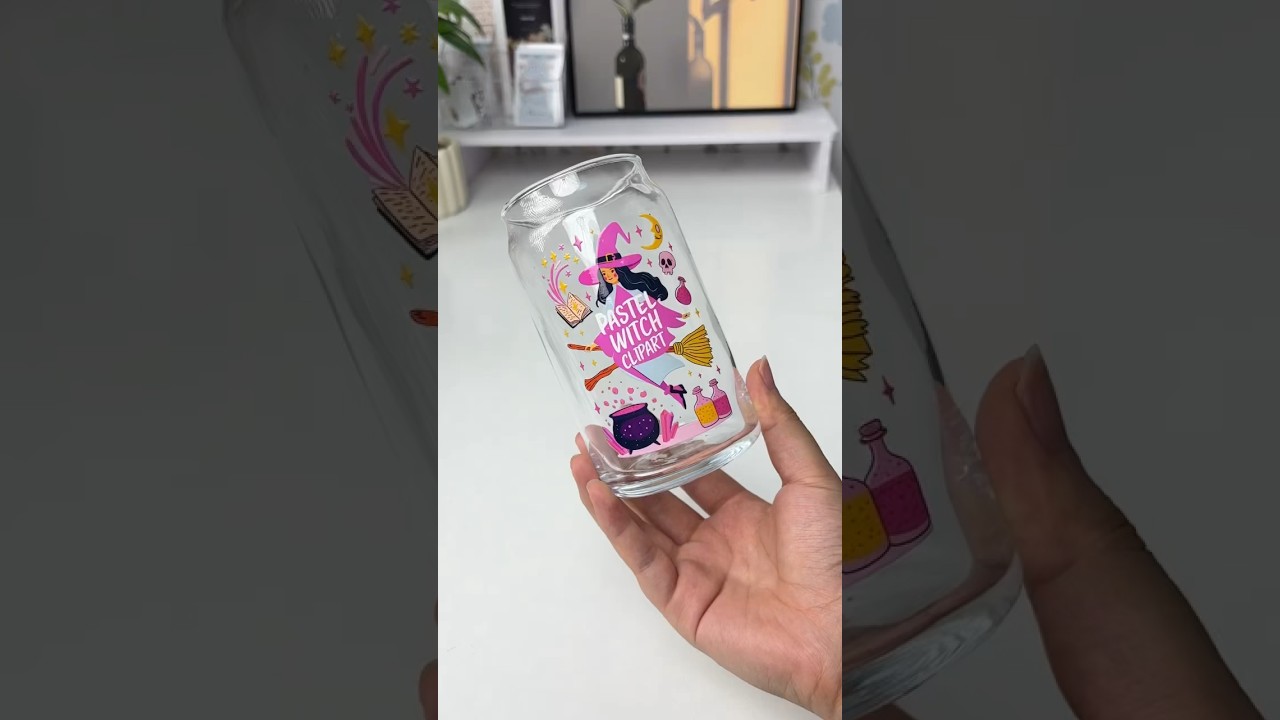 Artistic Glass Cups: Serpent and Witch Themes 