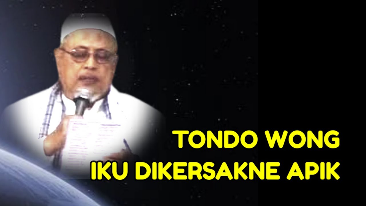 1010 TONDO WONG IKU DIKERSAKNE APIK