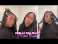 ✨HOW TO: My Version of the Fulani Flip Over Boho Braids✨| Using Hair Extensions