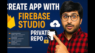 How to Create Firebase Studio App & Publish to Private GitHub Repo | Complete Guide
