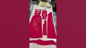 🌹Thiết kế ÁO DÀI CÔ DÂU - Cách tân cổ dựng #dạycắtmaythủyvàmốt