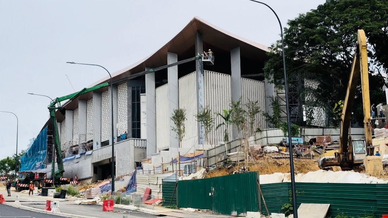 [4K60FPS] 3,000 capacity Merdeka Mosque for the community (Malaysia ...