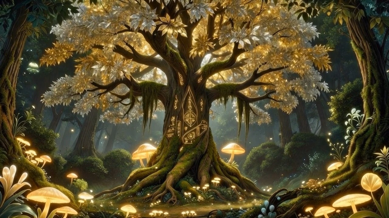 Golden Grove 🌿 Relaxing Harp & Flute Music for Sleep & Study