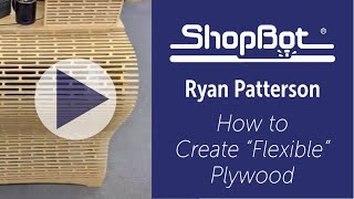How to Create "Flexible" Plywood (Kerfing)