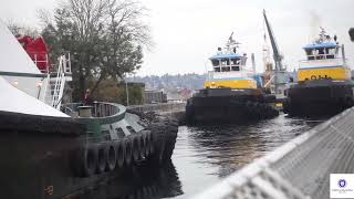 Here Are 2 Western Towboat CO Tug Boats Heading Out to Puget Sound on Wednesday November 29th