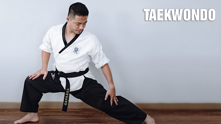 Hướng dẫn tập võ taekwondo