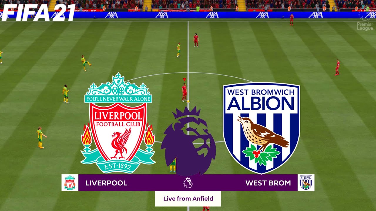 FIFA 21 Liverpool vs West Bromwich Albion 20/21 English Premier