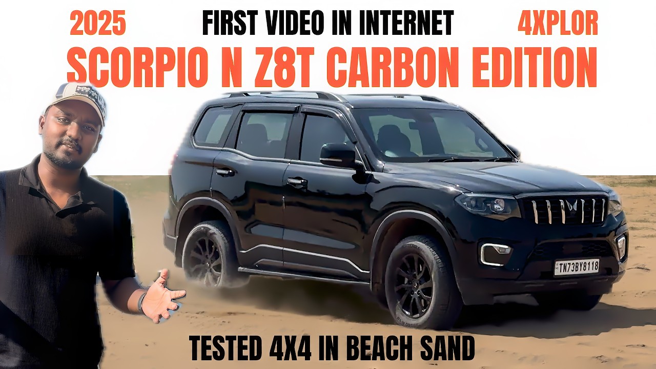 2025 Scorpio N Z8T Carbon Edition | Big Daddy 4x4 Beach Test – Hit or Miss?