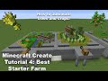 Minecraft Create Tutorial: Episode 4: Best starter farm!