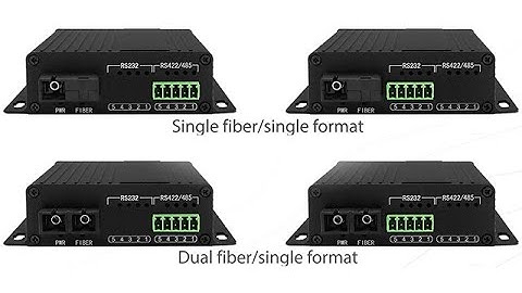 RS485/RS422/RS232 Serial Fiber Media Converter